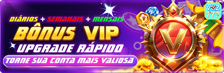 voz777 — área chave da interface, com ênfase em benefício imediato, pensado para reforçar leitura rápida em mobile.